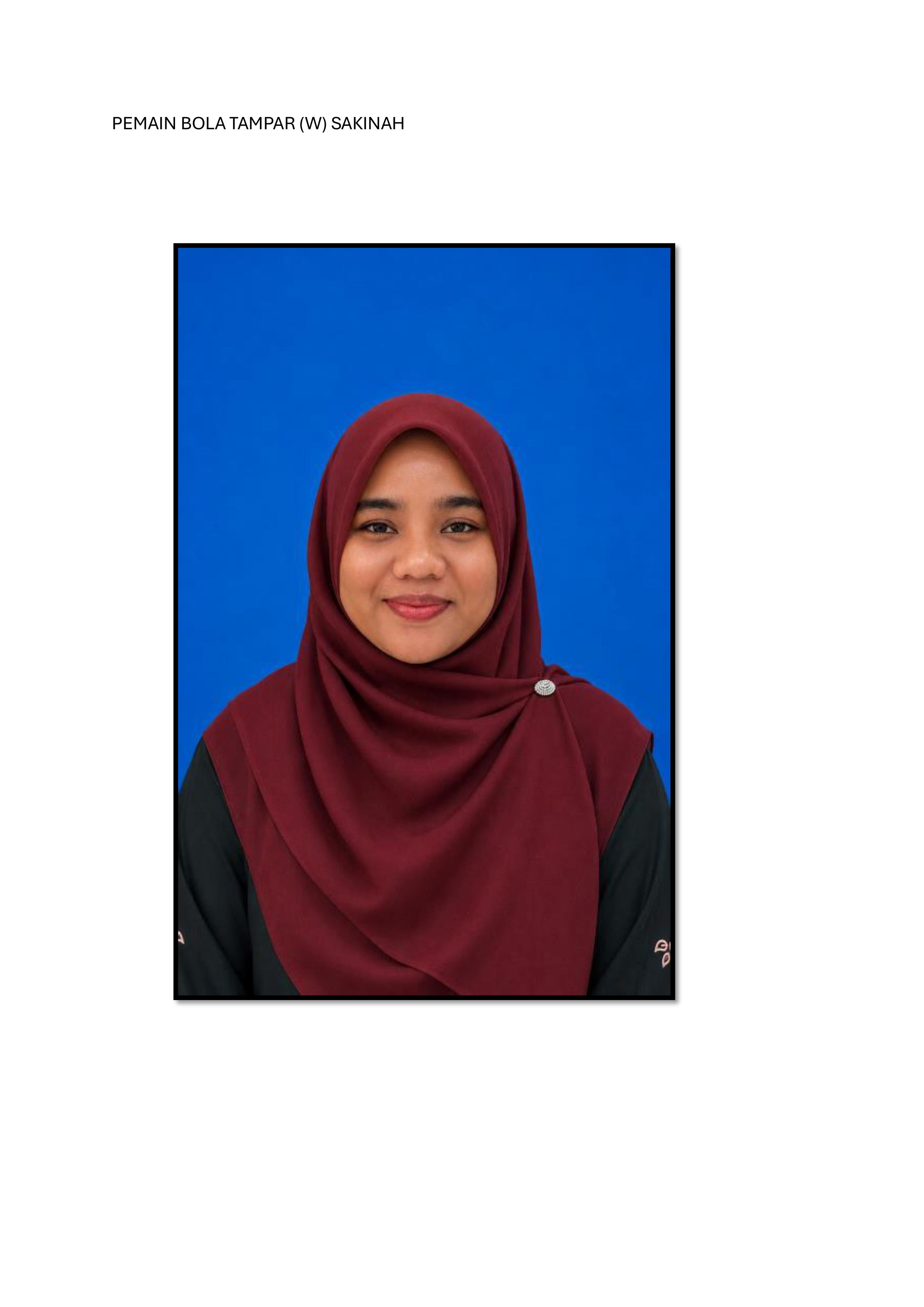 NUR SAKINAH BINTI AMIR HAKIM